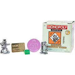 Monopoly Surprise Collectable Tokens UK Version 5 Pieces Surprise Toy