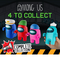 Among Us Series 2 Action Figures 2Pk Figures 11cm - Blue & Red