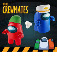 Among Us Series 2 Action Figures 2Pk Figures 11cm - Blue & Red