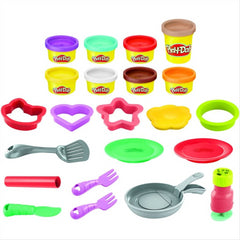 Play-Doh Kitchen Creations Flip 'n Pancakes Playset 14-Piece Breakfast