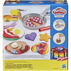 Play-Doh Kitchen Creations Flip 'n Pancakes Playset 14-Piece Breakfast