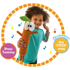 Hey Duggee Singing Sticky Stick Stick Soft Toy - Maqio