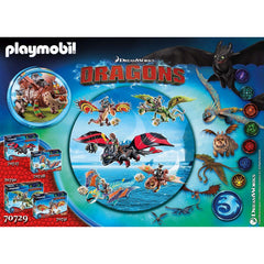 Playmobil Dreamworks Dragons Dragon Racing Fishlegs Meatlug - Maqio