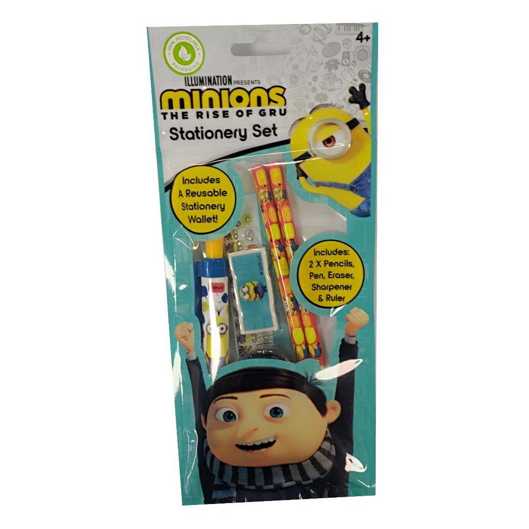 Minion Movie Stationery Set Foil Bag - Maqio