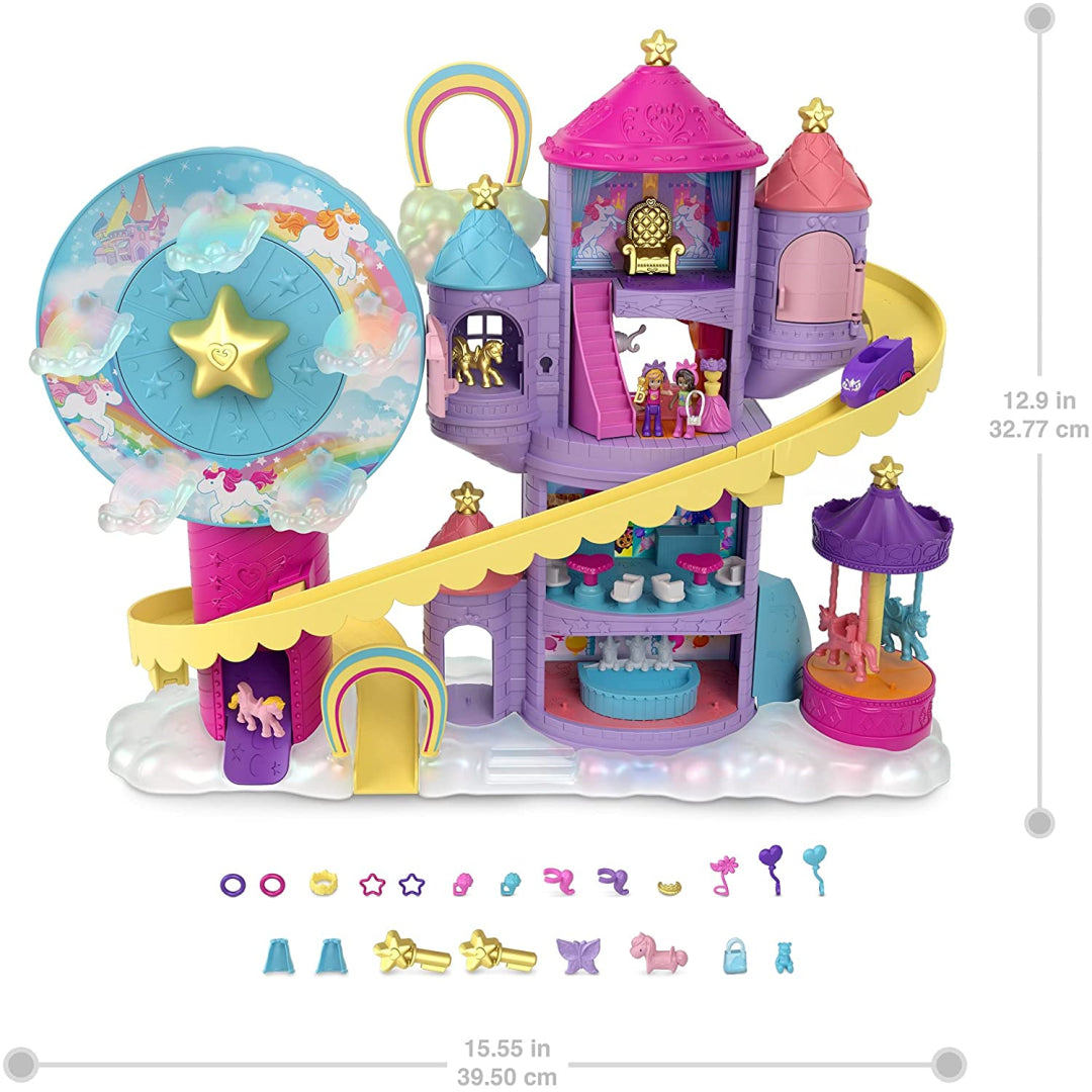 Polly Pocket Funland Theme Park Playset & Mini Dolls from Mattel - Maqio