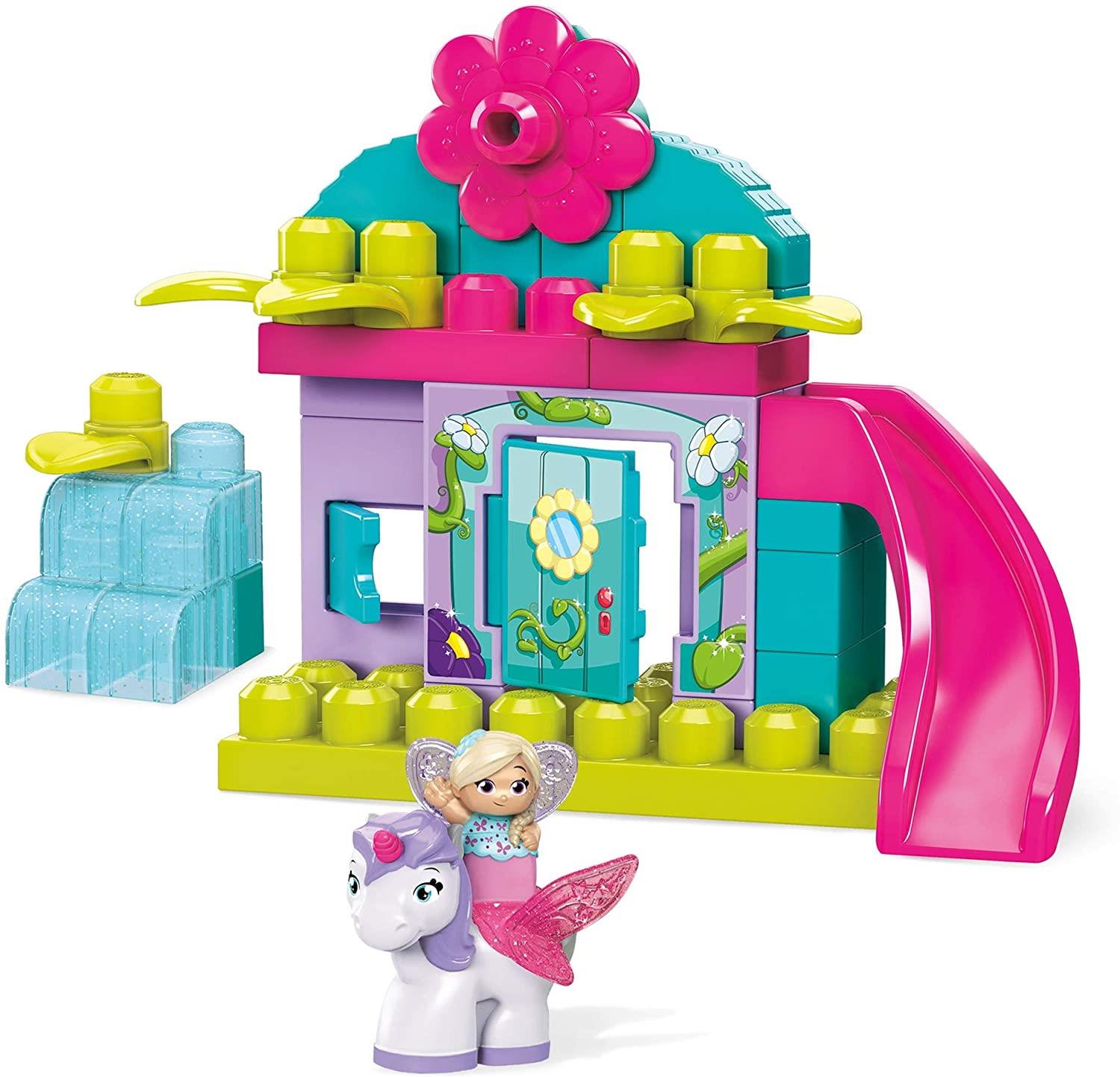 Mega Bloks First Builders Lil' Fairies Enchanted Cottage GKX80 - Maqio