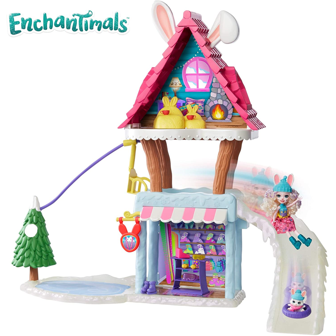 BEVY BUNNY GJX50 Enchantimals Ski Chalet - Maqio