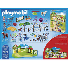 Playmobil Advent Calendar Horse Farm Figures and Pets Christmas 125pc 9262