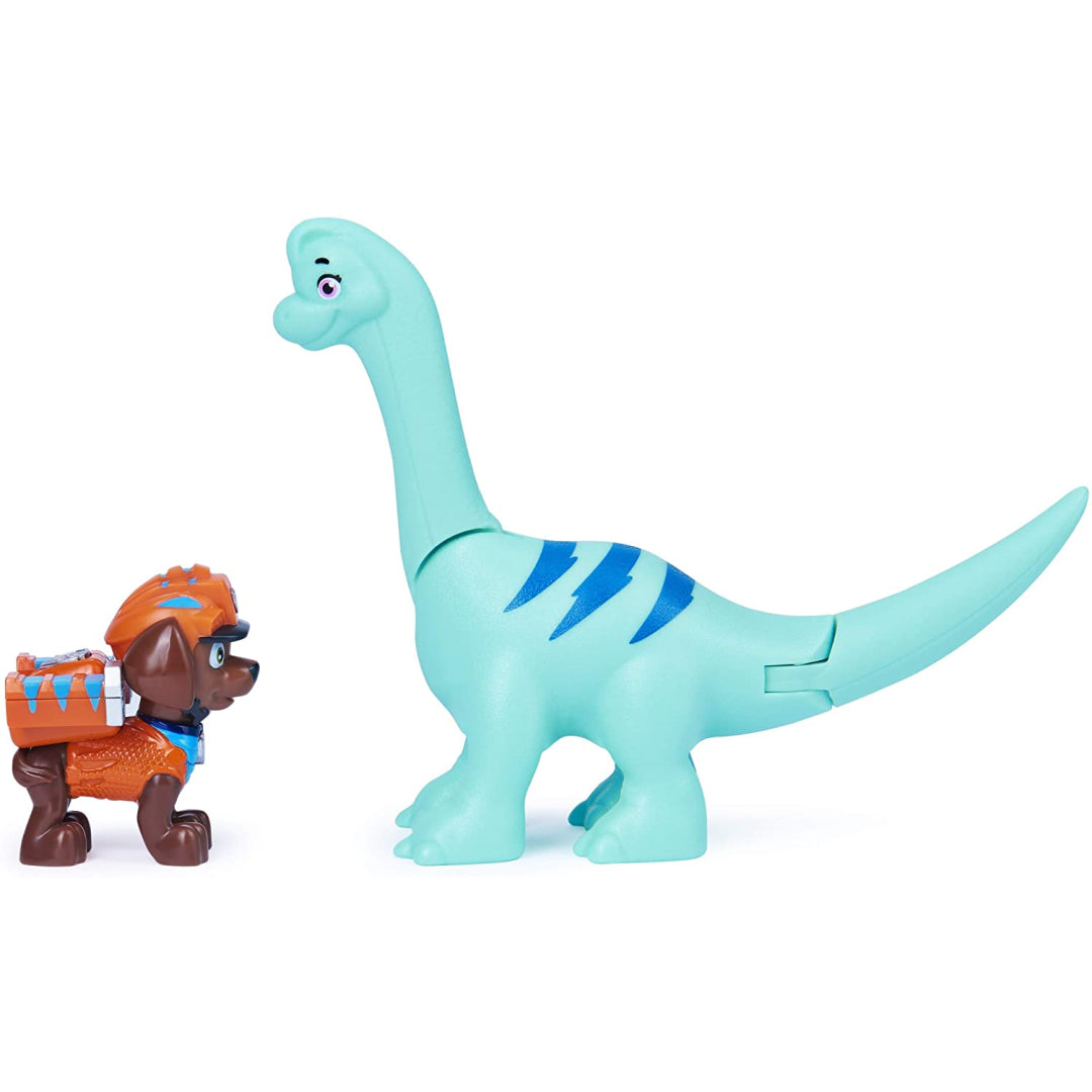 Paw Patrol Zuma & Brontosaurus Action Figures & Mystery Dino - Maqio