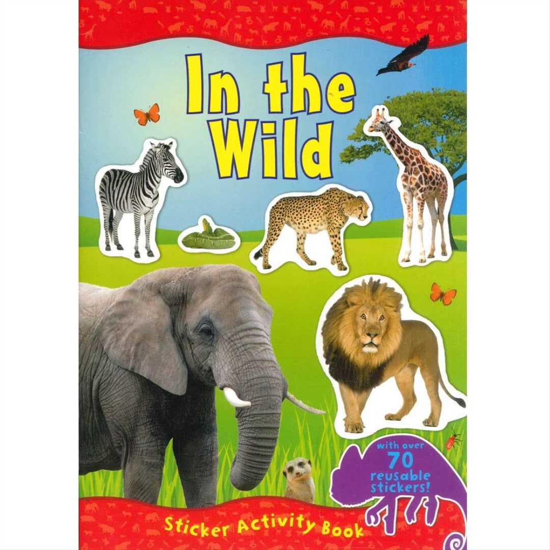Amazing World In The Wild Sticker Activity Book - Maqio