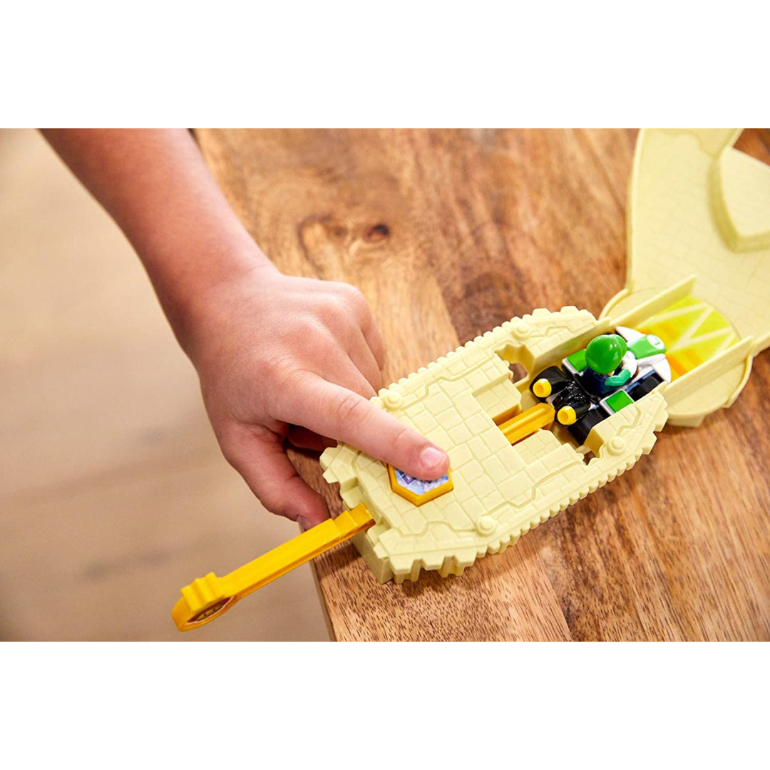 Hot wheels Mario Kart Nemesis - Thwomp Ruins Track Set - Maqio