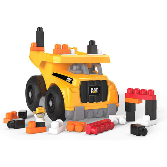 Mega Bloks CAT Large Vehicle Dump Truck - Maqio