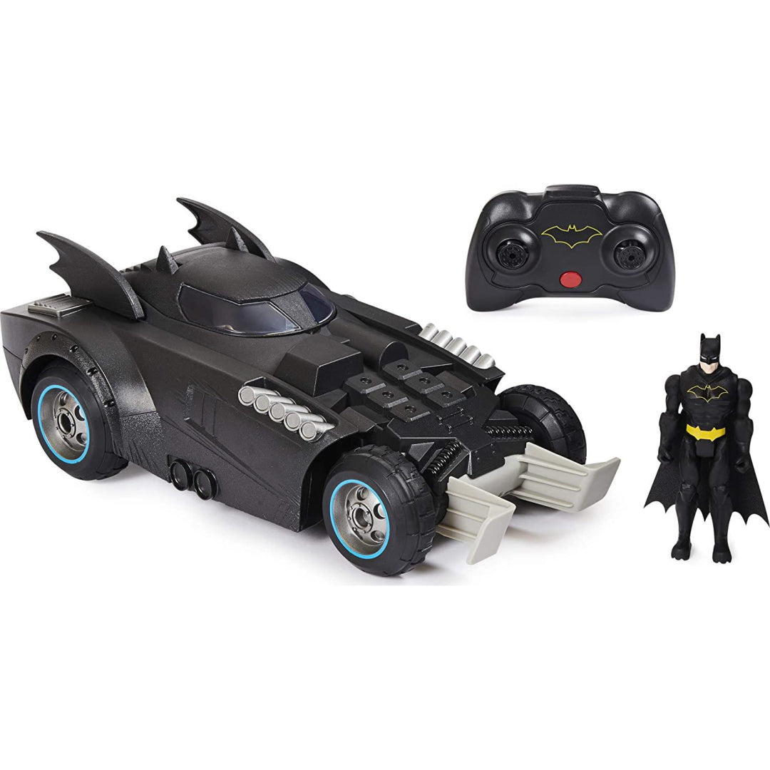 BATMAN 6055747 Launch and Defend Batmobile Remote Control Vehicle with Exclusive 10 cm Action Figure - Maqio