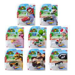 Super Mario Hot Wheels Cars - Set of 8 - Maqio