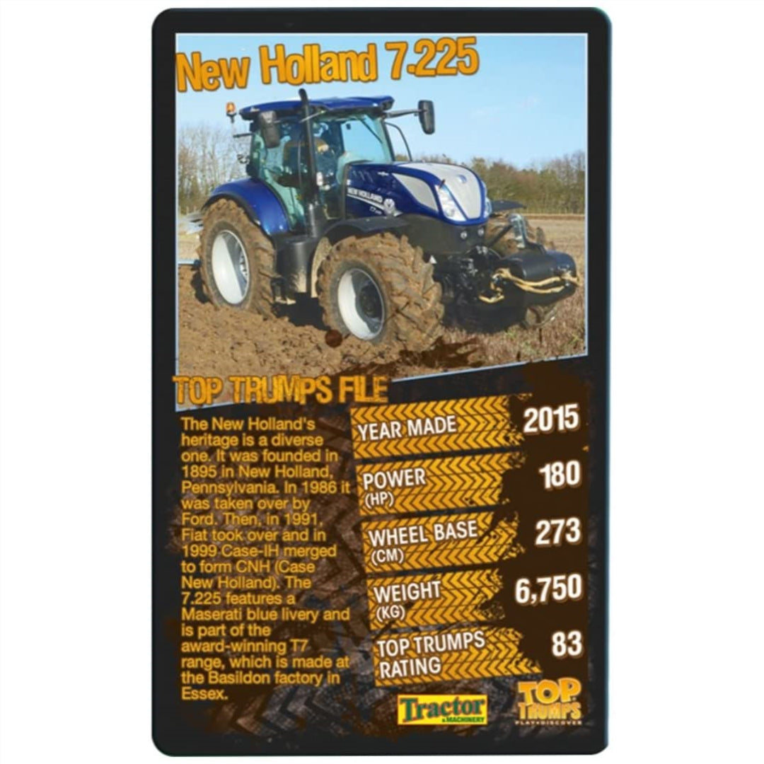 Top Trumps Cards - Tractors 025218 - Maqio