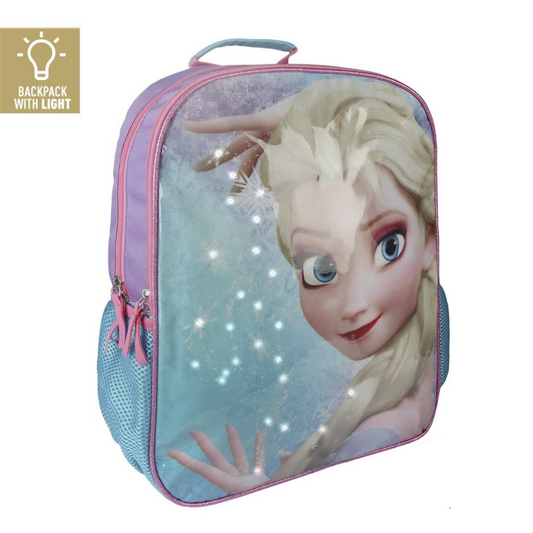 Disney Frozen 3D Light Up LED School Backpack 40cm - Elsa - Maqio