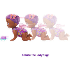 My Garden Baby Giggle & Crawl Baby Butterfly Doll 30cm 20 Sounds and Wings