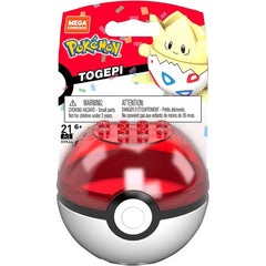 Mega Construx Pokemon Building Figurine 4 cm Togepi Figure and Pokeball
