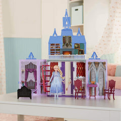 Disney Frozen Fold Go Arendelle Castle Playset Portable Play