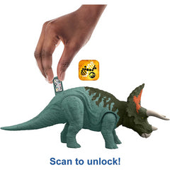Jurassic World Dominion Roar Strikers Dinosaur Action Figure - Triceratops