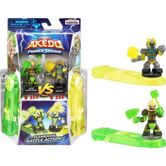 Akedo Powerstorm vs Pack 2 Mini Battling Warriors - Astrid Vs Boot-Up