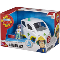 Character Gaming Fireman Sam Ambulance Vehicle & Nurse Flood Figure - Maqio