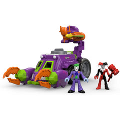 Fisher-Price Imaginext Joker & Harley Battle Vehicle Playset DWV56 - Maqio