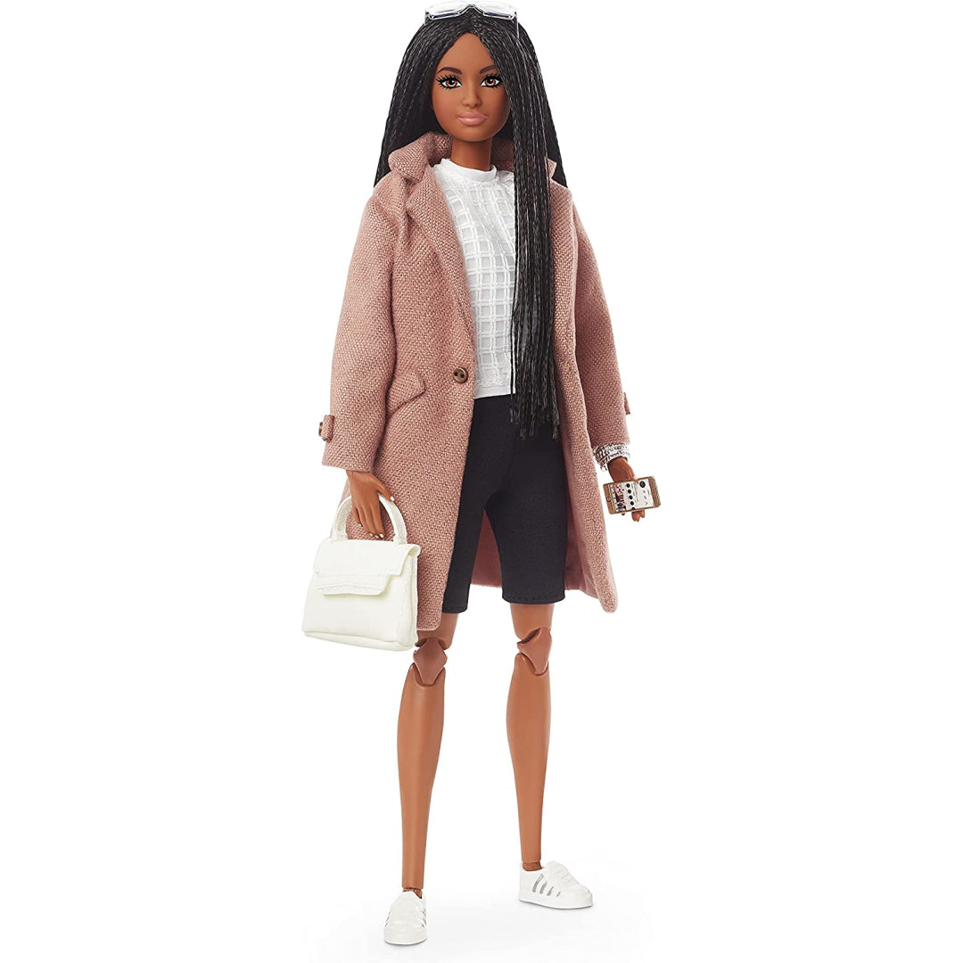 Barbie @Barbiestyle Yellow Dress & Coat Doll - Maqio