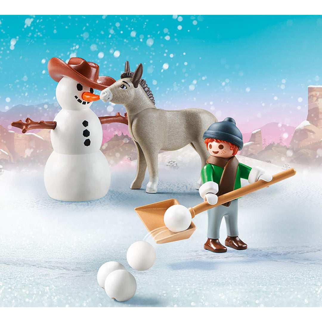 Playmobil Snow time with Snips and Secor Carrots 70398 - Maqio
