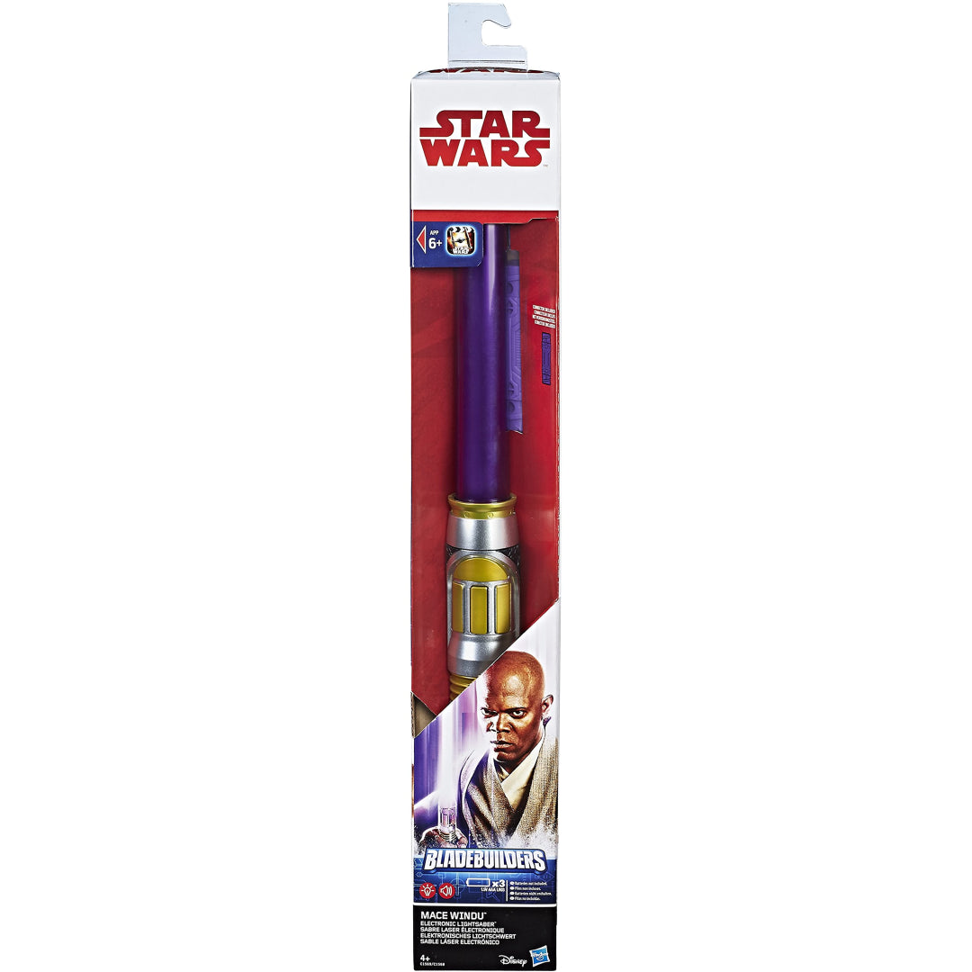 Star Wars Mace Windu Electronic Purple Lightsaber C1569 - Maqio
