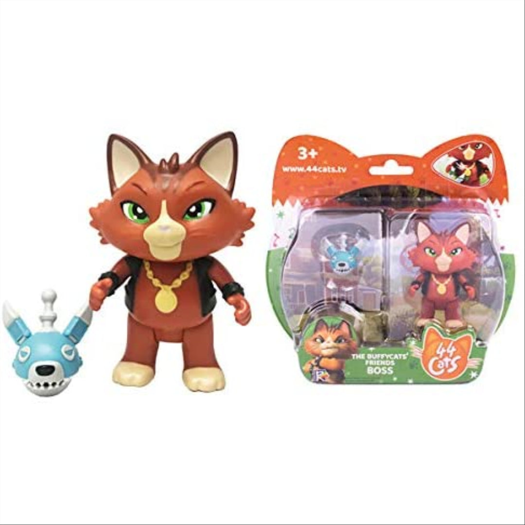 44 Cats Boss & Dog Robot 7cm 3" Tall Figure - Maqio