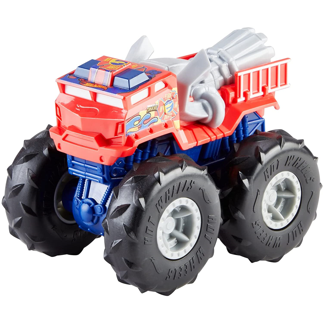 Hot Wheels 5 Alarm Monster Trucks Twisted Tredz - Maqio