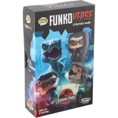 Funko POP Funkoverse Jurassic Park 101 Expand alone game with Dr Ian Malcolm & T Rex Figures - Maqio