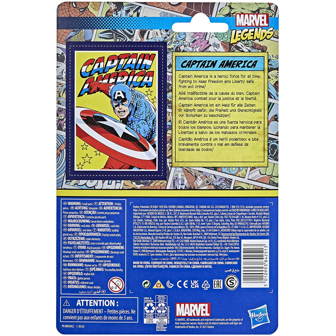 Marvel Legends captain America Retro Action Figure - Maqio