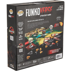 Funko POP Funkoverse Jurassic Park 100 Strategy Game Raptor Dr Alan - Maqio