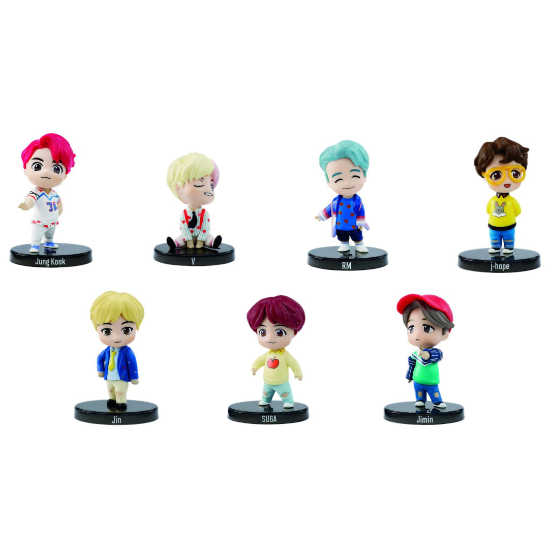 BTS Mini FULL SET OF 7 Collectable K-Pop Idol Figures - Maqio