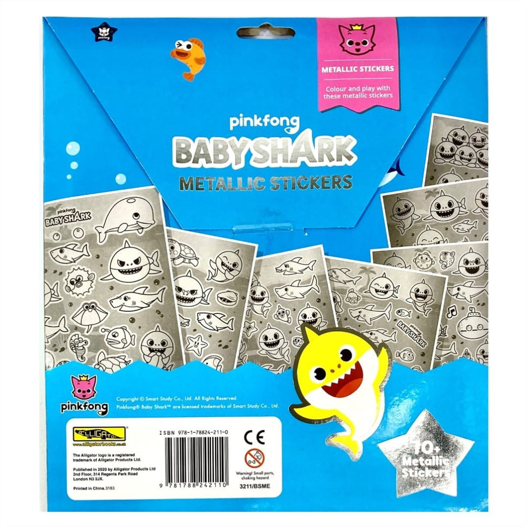 Baby Shark Surprise Metallic Sticker Set 3211/BSME - Maqio