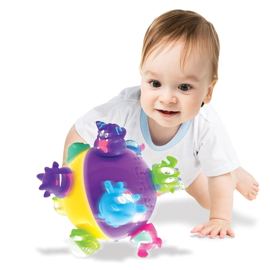 Spinmaster Chuckle Ball Toddler Interactive Toy - Maqio