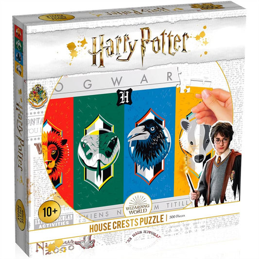 Harry Potter House Crests 500 piece Puzzle