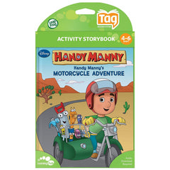 LeapFrog Tag Book: Disney Handy Manny's Motorcycle Adventure (Works with LeapRea - Maqio