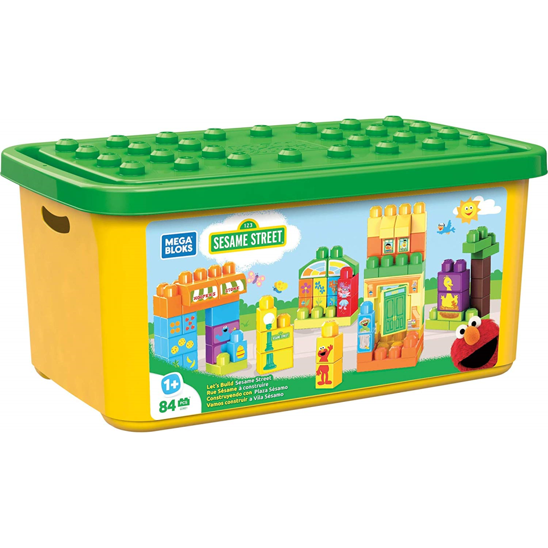 Mega Bloks GDB51 Lets Build Sesame Street Buildable Playset - Maqio