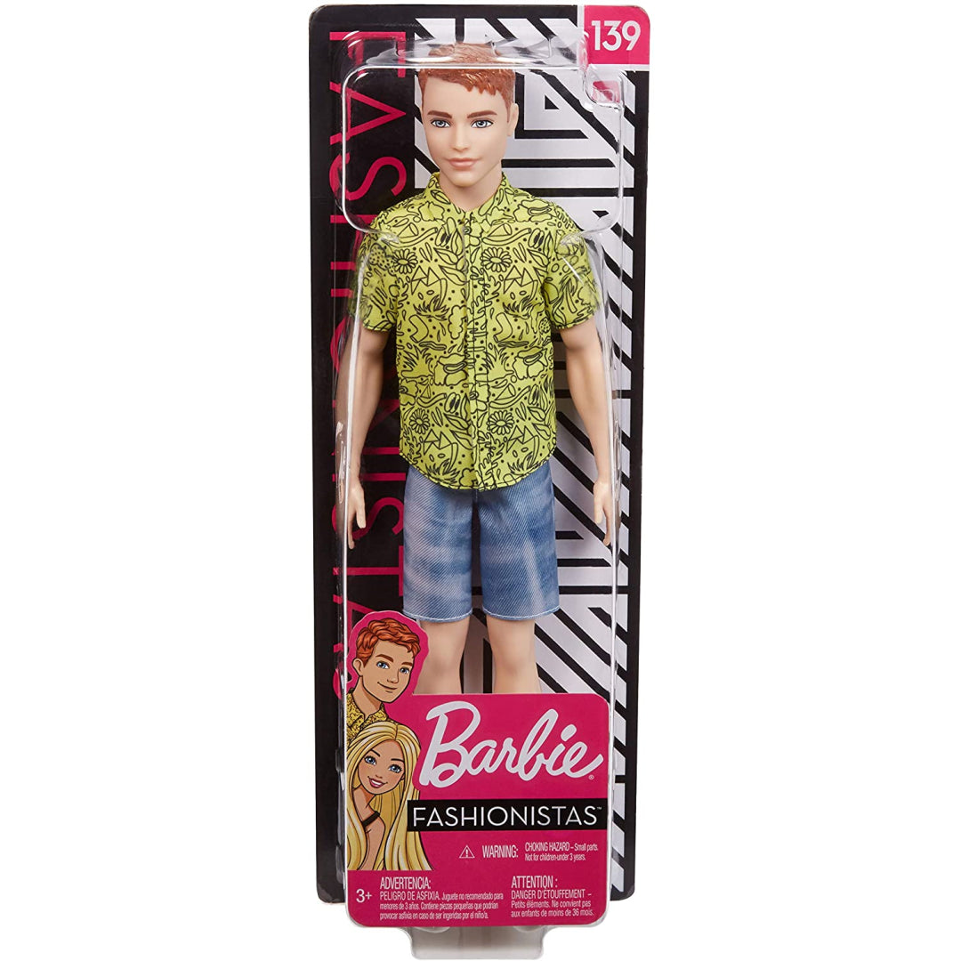 HOT Barbie Ken Doll Red Hair Barbie Ken Fashionistas Doll With