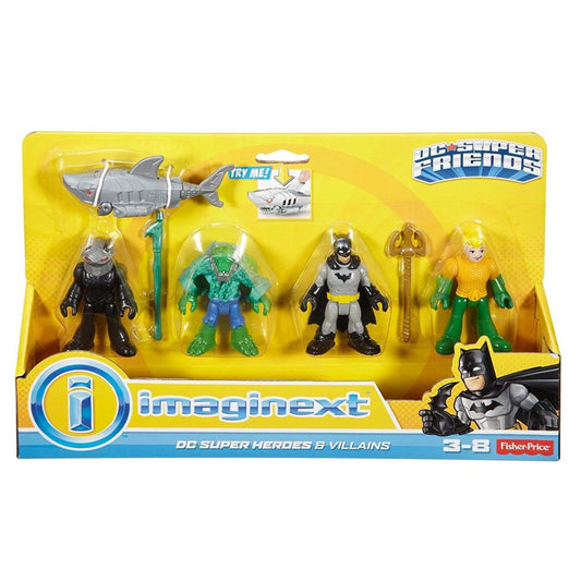 Fisher-Price Imaginext DC Super Friends Heroes & Villains Batman & Aquaman - Maqio