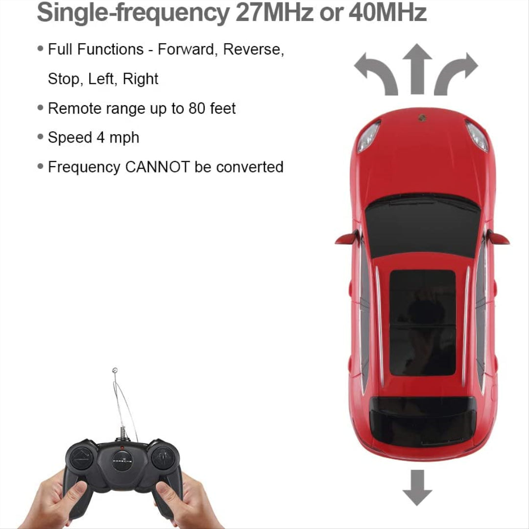 RAstar RC Remote Control SUV Car 1:24 - Porsche Macan Turbo - Maqio