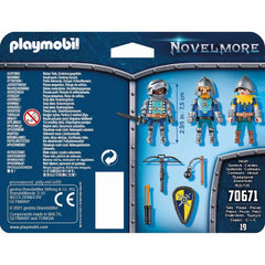 Playmobil Novelmore Knights Blue 3 Figure Set - Maqio