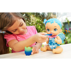 My garden Baby Berry Hungry Baby Butterfly Scented Doll with Blue Hair - Maqio