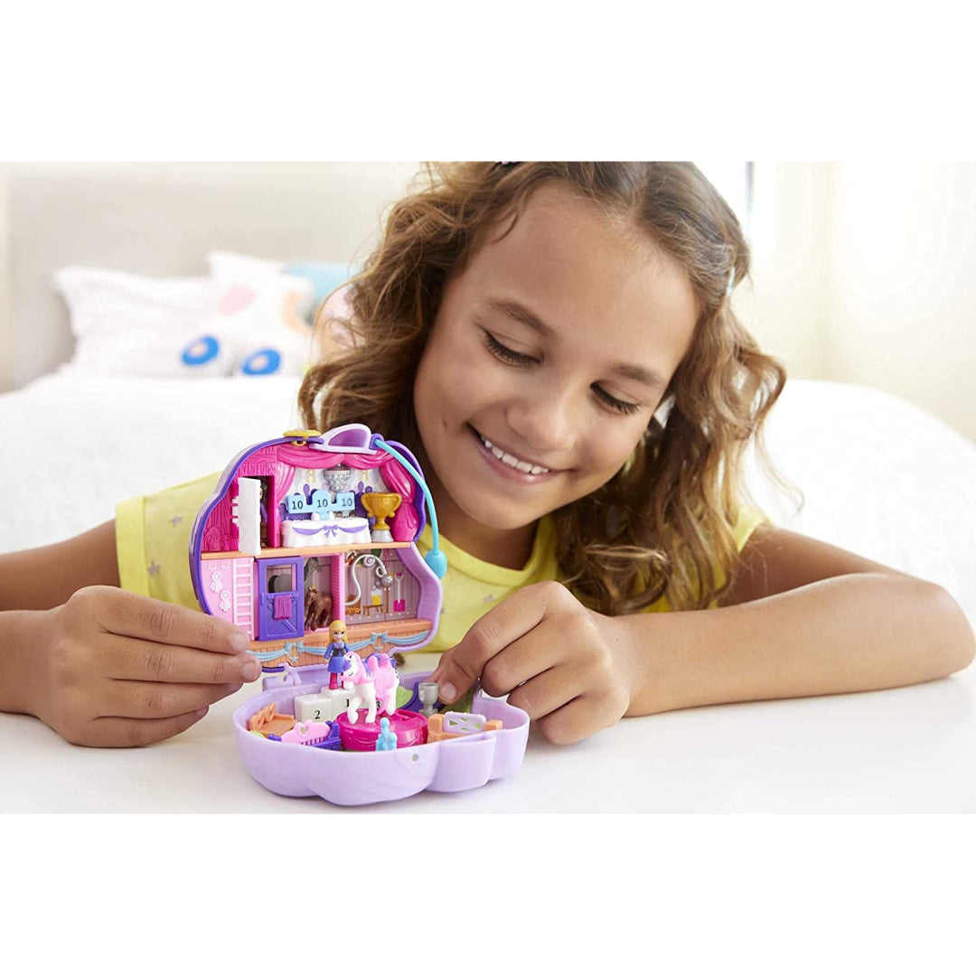Polly Pocket Jumpin' Style Pony Compact Set - Maqio