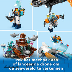 LEGO 60379 City Deep-Sea Explorer Submarine Toy