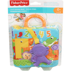 Fisher-Price 1-to-5 Activity Sensory Book for New-borns