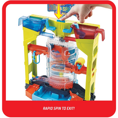 Hot Wheels Stunt & Wash Car Playset inc 1 1:64 Colouring Changing Vehicle